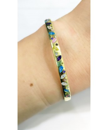 Renkli Taşlı Kelepçe